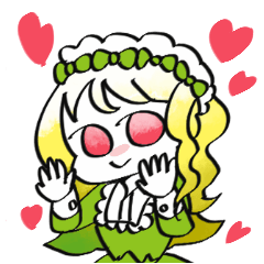 おひめさまのかわいいごあいさつ