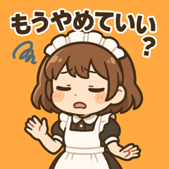 Maid Maid Stickers@SFW
