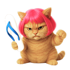 Som Bob Naughty Cat [No Text]