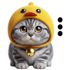Little American cat, duck head