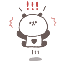 small small panda sticker #93