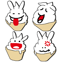 ice cream Rabbit taste Soft cream