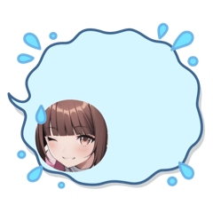 Comic book speech bubble style stickers