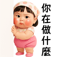 Chubby cute Girl strawberry [TW]