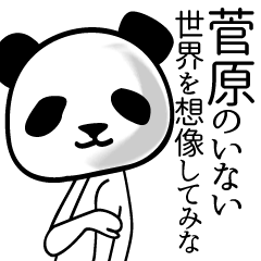 Panda sticker for Sugawara