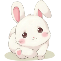 ずっと使える!ふわふわウサギ - LINE スタンプ | LINE STORE