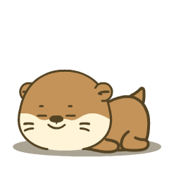 Cute Otter : Animated Stickers