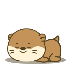 Cute Otter : Animated Stickers