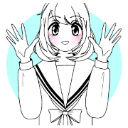 A cute high school student.