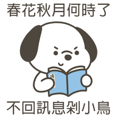 快樂小狗春花秋月何時了