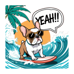 クールなワンちゃんトーク - サーフ編