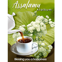 Flowers Greeting for happy day