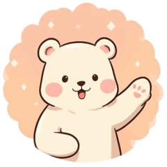 色んなクマさんのスタンプ.
