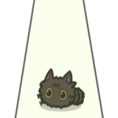 動く！火車切のふわふわスタンプ