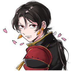 近侍の加州清光スタンプ