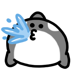 圓形沙奇動漫貼紙