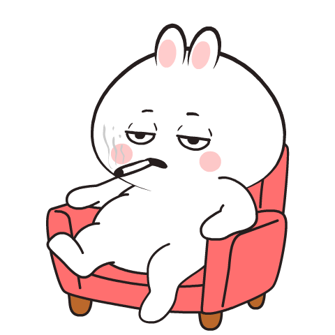 Adorable Rabbit New 8 : Pop-up stickers