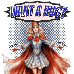 Vintage Heroine in Corset Cape