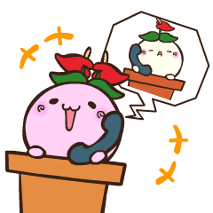 Ah-chan & Mum-kun's sticker