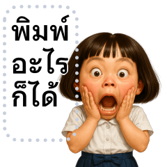 พิมพ์อะไรก็ได้ หนูมะขิ่น ❤️ หน้าตลก 2