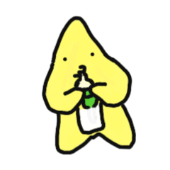 流星の絵文字ステッカー