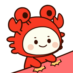 Cute Crab : Animated Stickers