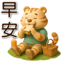 可愛虎  實用問候