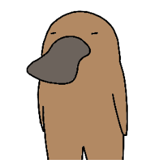 Disappointed Animals -Platypus-