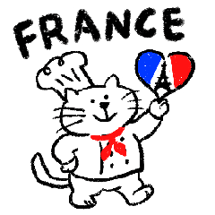French cat greetings