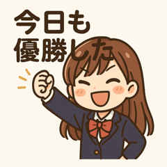 High School Girl Stickers3@SFW