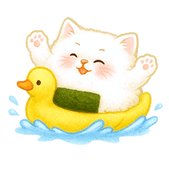 Puni Puni Cat Onigiri Stickers Vol. 1