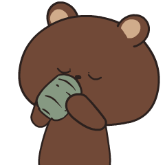 Fat Bear : Pop-up stickers
