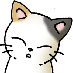 A caring calico cat
