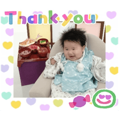 るいるい100日祝い