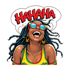 レゲエガール☆陽気なサングラス女子