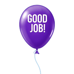 GM colorful helium balloons