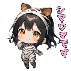 シマシマしまうまガール