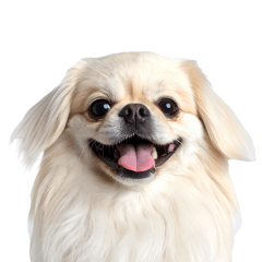 Laid-back Pekingese's Easygoing Life