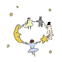 Friends of the Moon stamp