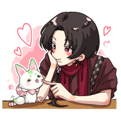 加州と肥前の日常スタンプ