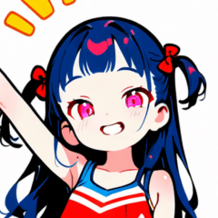 Little sister cheering02