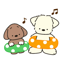 Fluffy & Chubby Daily Stickers (Summer)