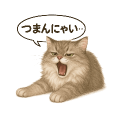 A gray and beige Siberian cat