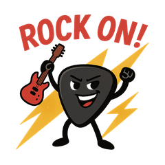 guitar pick  RocknRoll2