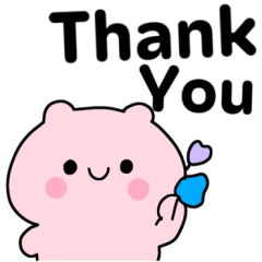 Pink Bear (stickers with expressions )