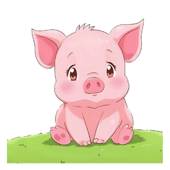Mochi the Chubby Pig version2