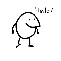 手描きのお豆ちゃん