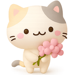 小さい三毛猫☆３D