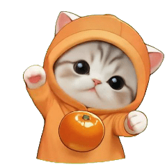 cute orange cat animation by keimaru