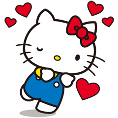 HELLO KITTY MOTION STICKER – Flashy Stickers